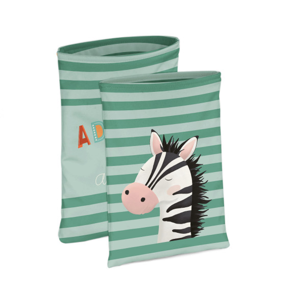 DIY-NÄHSET - Buchtasche - Adventure Collection - Zebra - Softshell - Frida Kreativ - abby and amy