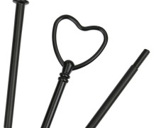 DIY-Set Etagere - Etagere einfach selber machen - Herz - Schwarz