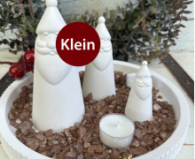 Silikon - Gießform - Weihnachtsmann - kegelförmig - schlicht - Klein - vielfältig nutzbar