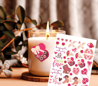 Rub-On Sticker - Darling - Tante Henni Rubons - vielfältig nutzbar