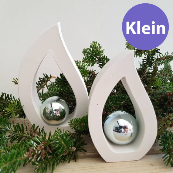 Silikon - Gießform - Flamme - Offen - Klein - vielfältig nutzbar