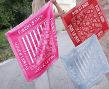 DIY-Nähset Tücher - Konfigurator - Paisleymuster - personalisiert