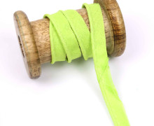 1 Meter Paspelband - Baumwolle - Uni - Gelbgrün