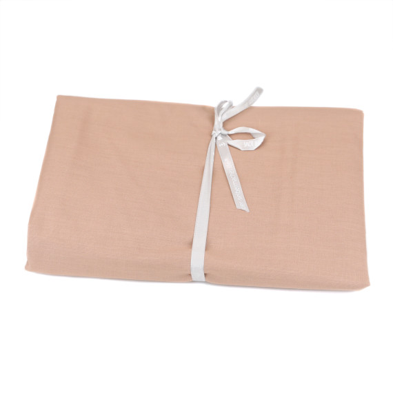 3,9m Zuschnitt - Bio Baumwolle - Webware - Popelin - Uni - Beigebraun