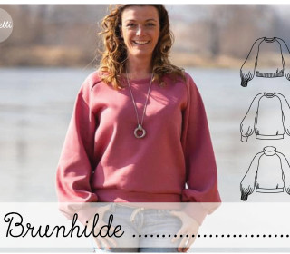 Brunhilde Sweater mit Statementärmeln Gr. 34-50