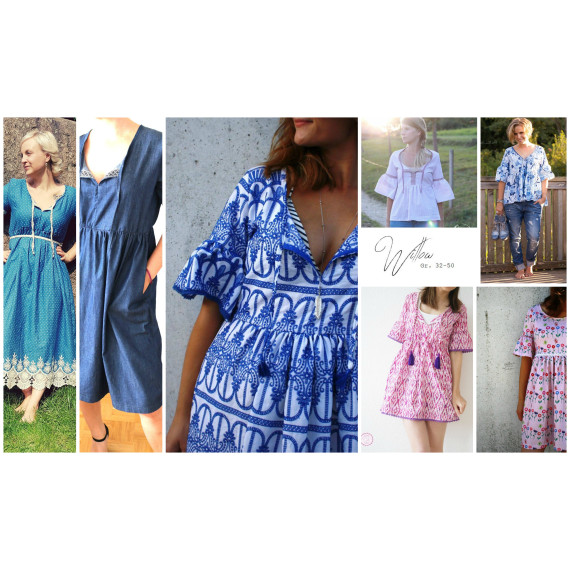 FREEbook Willow Boho Tunika Gr.32-50