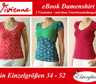 Ebook - Damenshirt VIVIENNE Gr. 34 - 52