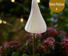 Silikon - Gießform - Pilzhüte - für Stöcker/Stäbe - Herbst - Mini Pilzhut 4 -  vielfältig nutzbar