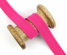 1 Meter elastisches Schrägband - 20mm - Jersey - Pink