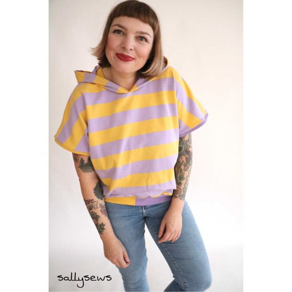 Sommersweat - Just Stripes! - Uni - Flieder