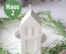 Silikon - Gießform - Häuser - Klassisches Design - Dekohäuser - Haus 2 - vielfältig nutzbar