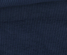 Cord - Breitcord - Washed-Look - Uni - 325g - Stahlblau