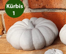 Silikon - Gießform - Kleiner Kürbis - Dekokürbis - Kürbis 1 - vielfältig nutzbar