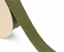 1 Meter Gurtband  - 30mm - Baumwolle - Olivgrün