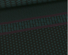 Viskose - Blusenstoff - Molina - Bienvenido Colorido - Schwarz/Petrol