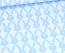 Exklusiv Canvas - Ei Like Bunnies - Blau - abby and me