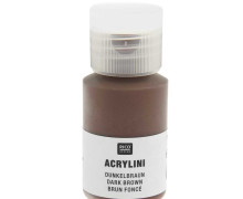 Acrylfarbe - Acrylini - 22ml - Matt - Geruchsarm - Rico Design - Dunkelbraun