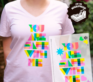 Onkel Bo's Bügelbilder - DIN A4 - You Are Safe With Me - Lausemia Design Studio - BIG
