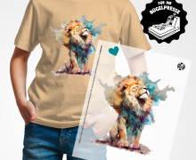 Onkel Bo's Bügelbilder - DIN A4 - Cool Lion