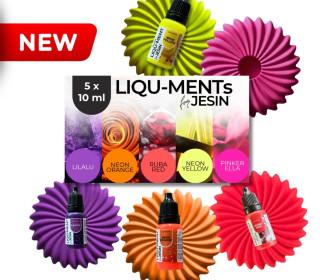 5x 10ml Liqu-Ments Set - Farbflaschen - Energy - Wasserbasiert - Colorberry