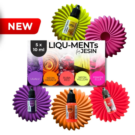 5x 10ml Liqu-Ments Set - Farbflaschen - Energy - Wasserbasiert - Colorberry