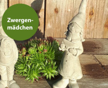 Silikon - Gießform - Zwergenkinder - Dekofiguren - Zwergenmädchen - vielfältig nutzbar
