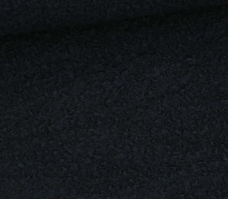 Boucle - Mantelstoff - Uni - 300g - Stahlblau