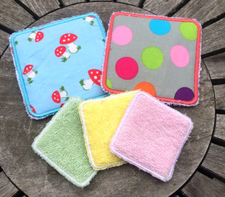 Abschminkpad Quadrat Set Stickdatei ITH 10x10 cm Waschpad zerowaste