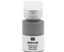 Acrylfarbe - Acrylini - 22ml - Matt - Geruchsarm - Rico Design - Dunkelgrau
