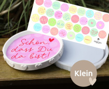 Outdoorstoff - Pastel Love - Inlays für Silikon - Dekoteller - Tablett - Klein - abby and amy