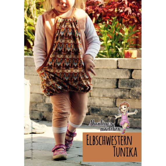 Ebook - Tunika - "Elbschwestern Tunika" - Gr. 86 - 128 - Elbschwestern LeJa & Abenteuermädchen