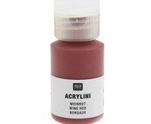 Acrylfarbe - Acrylini - 22ml - Matt - Geruchsarm - Rico Design - Weinrot