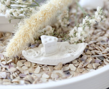 Silikon - Gießform - Mini Fischerboot - Dekoboot - maritim - Boot 1 - vielfältig nutzbar