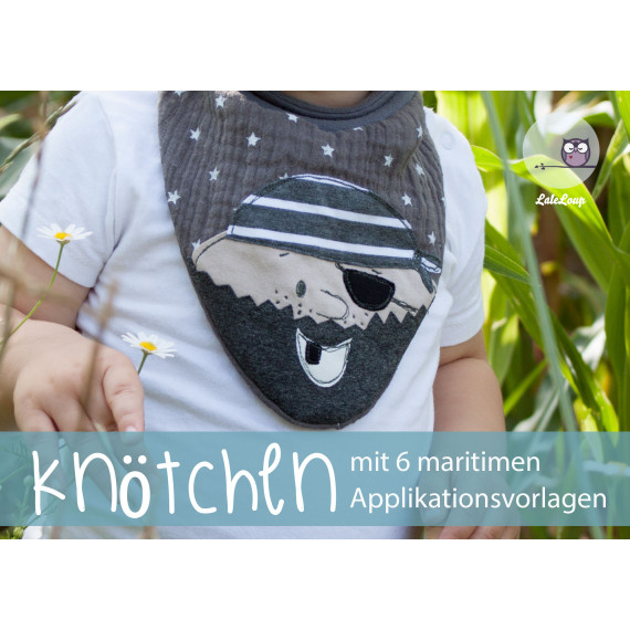 Ebook Halstuch "Knötchen" mit 6 maritimen Applikationsvorlagen