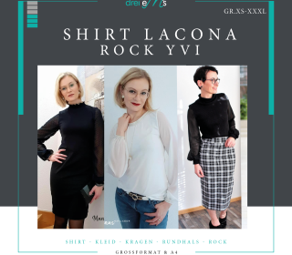 Shirt/ Kleid  LACONA + Rock YVI