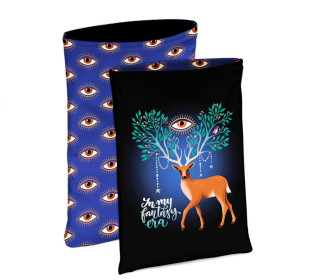 DIY-NÄHSET - Buchtasche - Nocturn Life  - Hamburger Liebe - Softshell - abby and amy