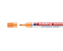 1 Permanentmarker - Rundspitze 1,5-3mm - edding 3000 - Hellorange (col. 16)