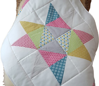 Patchwork Kuscheldecke Lone Star