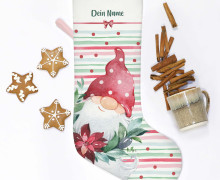 DIY-Nähset - Nikolaussocke - Softshell - Christmas Gnome
