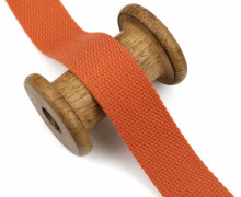 1 Meter Gurtband  - 30mm - Mischgewebe - Altorange