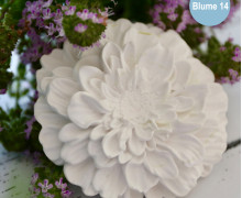 Silikon - Gießform - Blüte - Dekoblüte - viele kurze Blütenblätter - Blüte 14 - vielfältig nutzbar