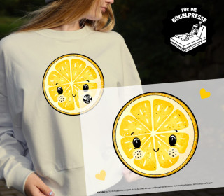Onkel Bo's Bügelbilder - DIN A4 - Zitrus Fruits - Zitrone - BIG