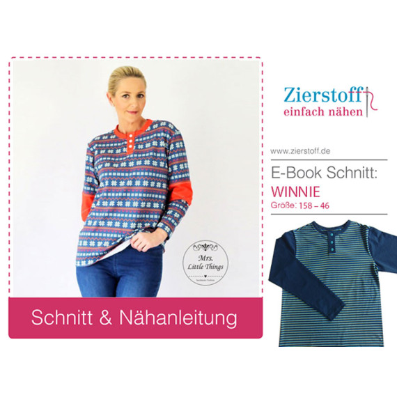 E-BOOK – Shirt “WINNIE”, GR. 158 – DAMENGR. 46