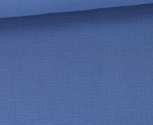 Bio Musselin Lotta - Muslin - Uni - Organic Cotton - Double Gauze - Taubenblau