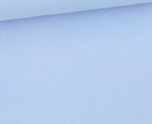 Bündchen Standard - Feine Rippen - Uni - Babyblau - #075