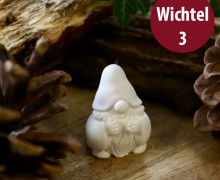 Silikon - Gießform - Mini Wichtel - Weihnachten - Wichtel 3 - vielfältig nutzbar
