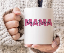 Keramik-Jumbobecher - Mama von - mit Wunschnamen