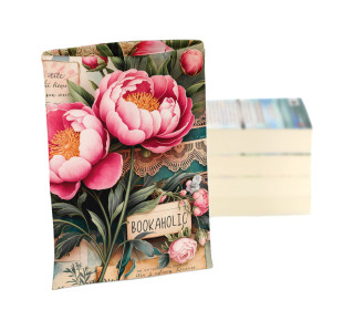 DIY-NÄHSET - Buchtasche - Bookaholic - Peonies - Softshell - abby and amy