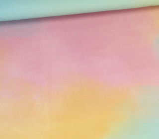 Modal - Jersey - Tie-Dye Love 3.0 - Batik - Bunt - Paneel - abby and me