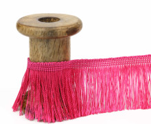1 Meter Fransenband - Fransenborte - 5cm - Pink